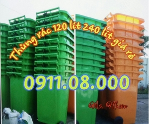 Giá rẻ thùng rác đạp chân, thùng rác 120l 240l, thùng rác nắp bật