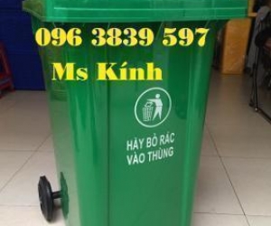 Thùng rác nhựa 240 lít Thái Lan giá sỉ cạnh tranh toàn quốc - 096 3839 597...