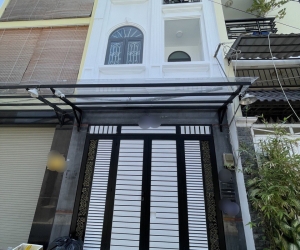 Bán nhà 1/ hẻm oto ngay Gò Dầu quận Tân Phú 4,1 x 13M -4 Tang nhỉnh