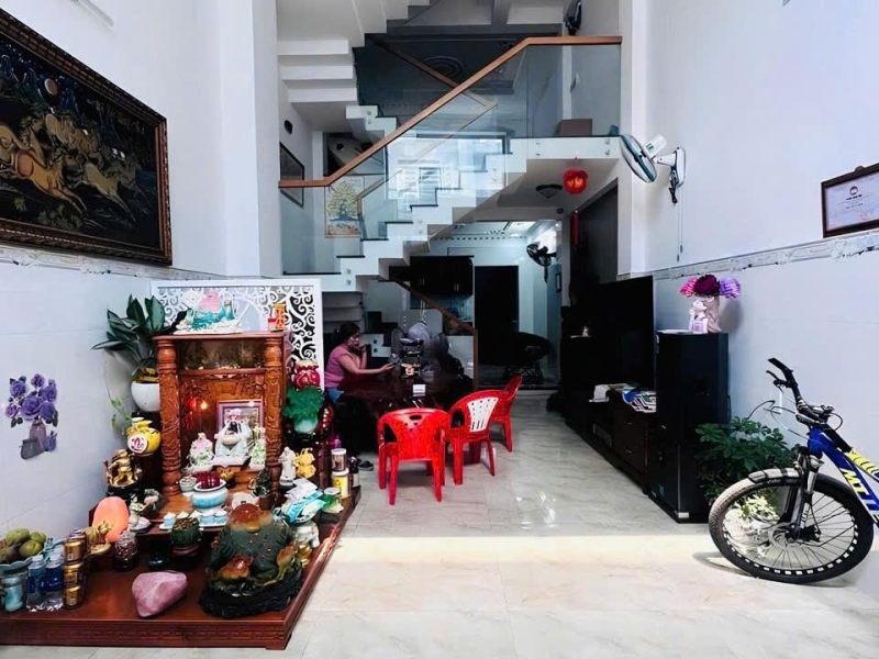 NHÀ ĐƯỜNG SỐ  9 BÌNH HƯNG HÒA BÌNH TÂN - HXH - 58M2, 5 TẦNG, 4PN,