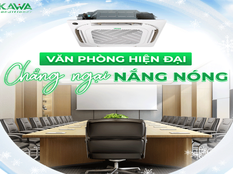 Thi công lắp đặt máy lạnh âm trần Hikawa tại TP.HCM uy tín – giá tốt