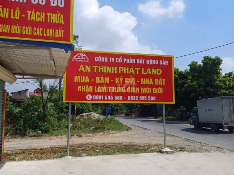 Chính chủ cho thuê đất mặt đường 35 Sóc Sơn, Hà Nội làm KHO XƯỞNG