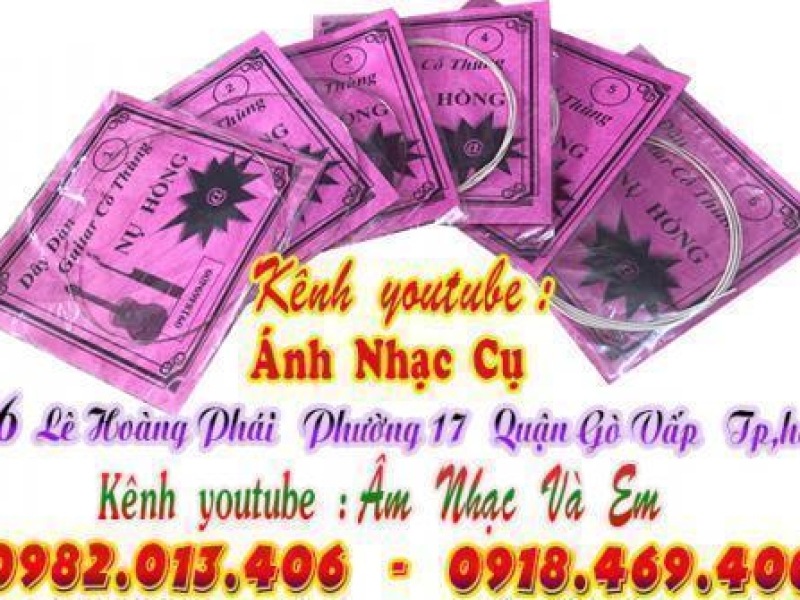 Địa điểm nơi bán dây đàn guitar phím lõm ở gò vấp, tphcm 