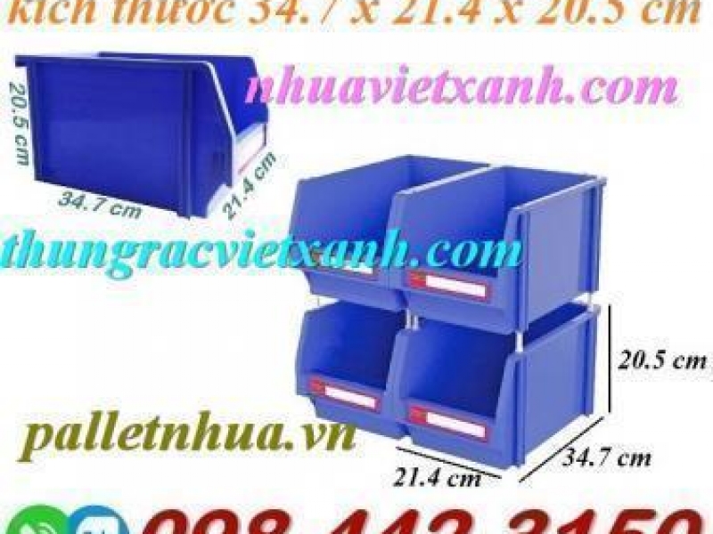 Kệ dụng cụ cao - khay phụ tùng cao - kệ nhựa xếp tầng loại cao