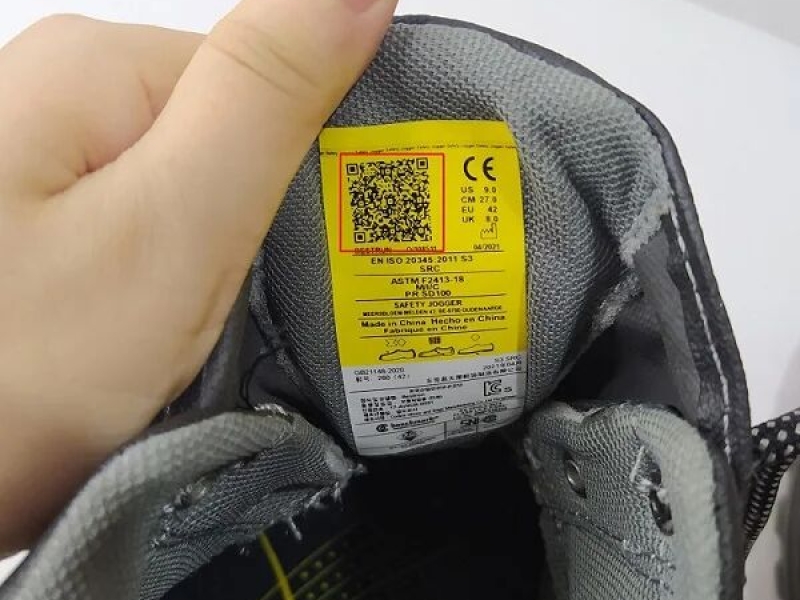 Cách check giày bảo hộ Safety Jogger thật - giả