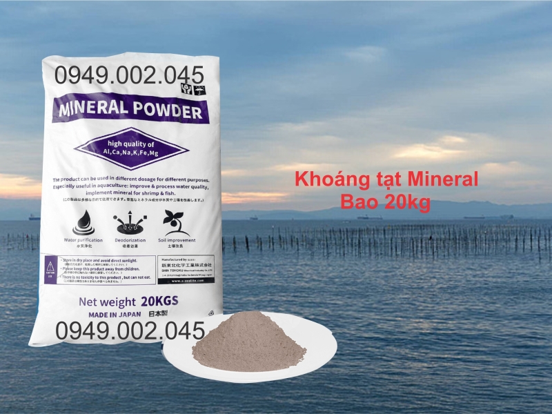 Mineral Powder - Khoáng tạt dạng bột cho tôm cá