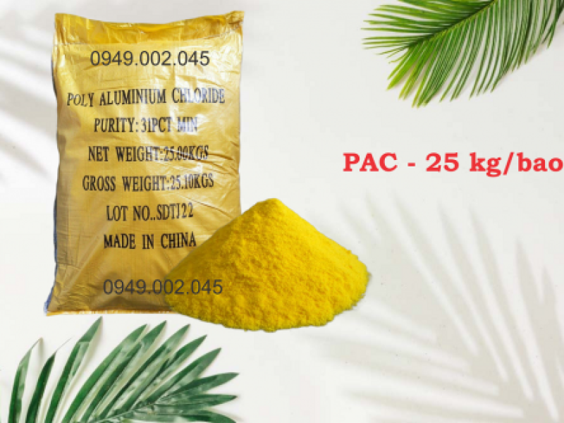 PAC - Chất keo tụ, lắng tụ phù sa ao nuôi