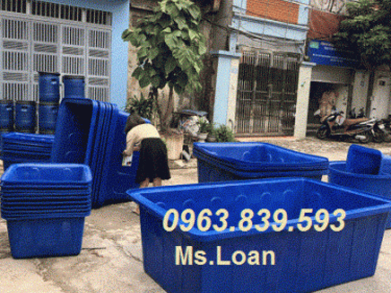 Thùng nhựa 1700lit nuôi cá cảnh. Lh 0963.839.593 Ms.Loan