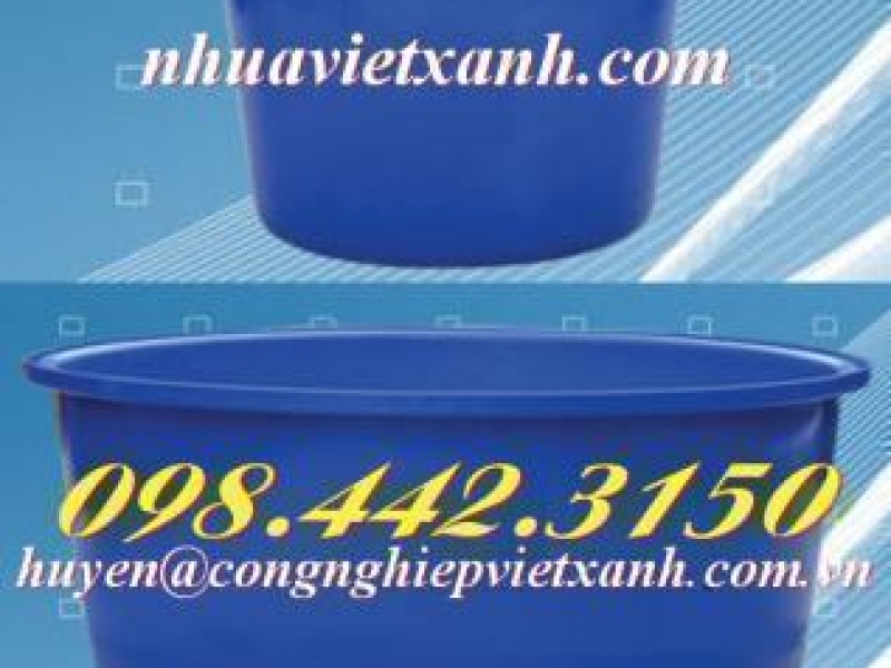 Tank nhựa tròn dung tích lớn 200 lít đến 4000 lít