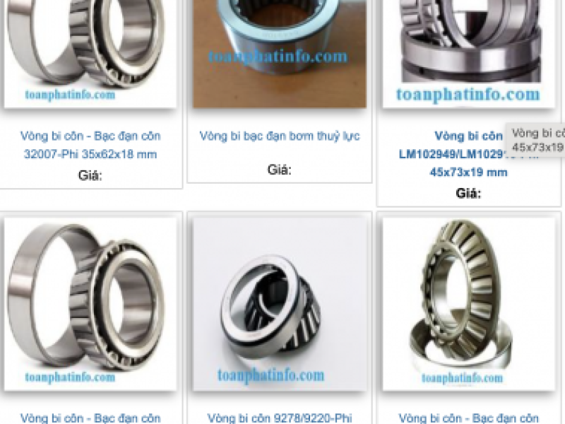 Vòng bi côn - Bạc đạn côn