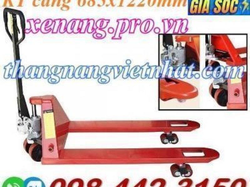 Xe nâng tay 3 tấn càng rộng AC30M NIULI