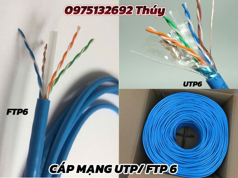  Cáp mạng UTP - Cáp mạng chống nhiễu FTP