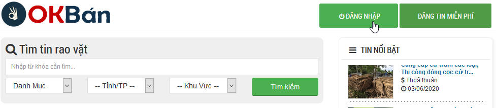 hướng dẫn lấy lại mật khẩu okban.vn