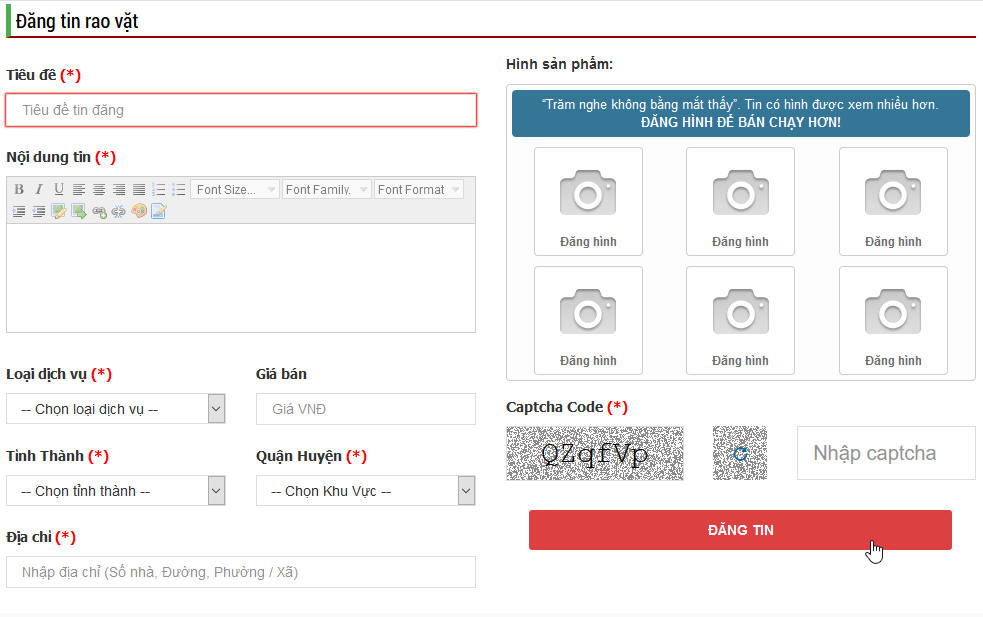 hướng dẫn đăng tin rao vặt - okban.vn