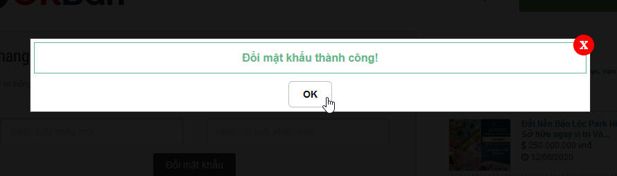 hướng dẫn lấy lại mật khẩu okban.vn
