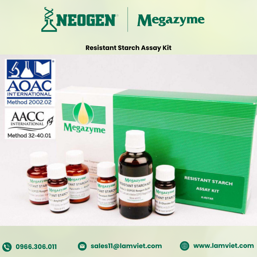 Bộ thử nghiệm tinh bột kháng của Megazyme