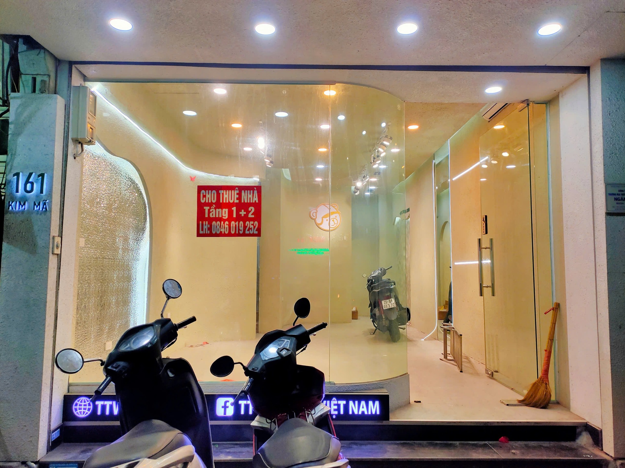 CHO THUÊ NHÀ MẶT PHỐ 161 KIM MÃ – 2 TẦNG – MẶT TIỀN 4.4M – GIÁ TỐT