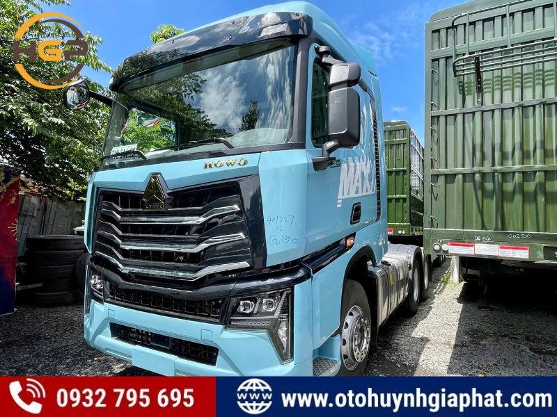 Hàng sẵn tại bãi - Xe đầu kéo Howo Max 460hp 2025