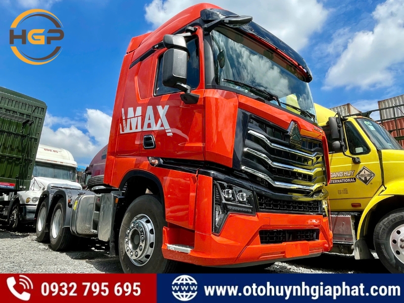 Hàng sẵn tại bãi - Xe đầu kéo Howo Max 460hp 2025