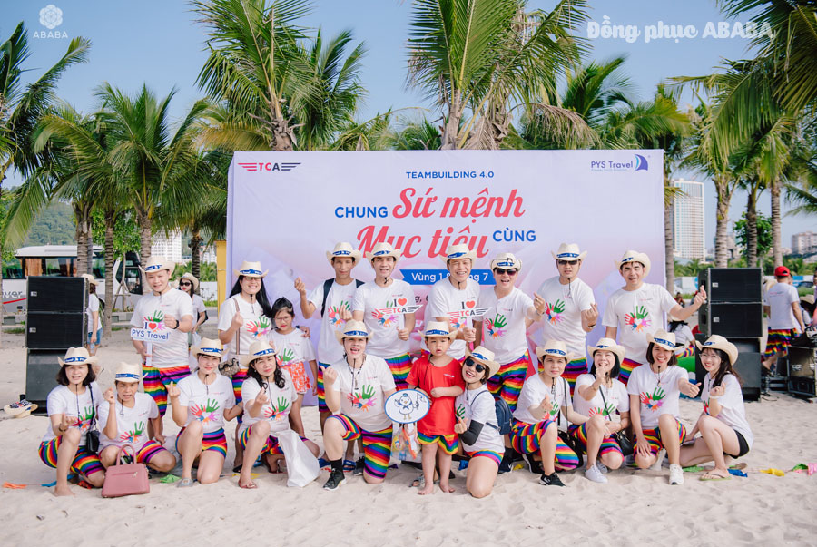 Xưởng in may áo thun đồng phục Form dáng đẹp Chất liệu như ý ABABA