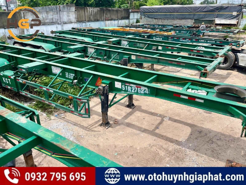 Thanh Lý Lô Hàng Khủng: 7 Mooc Xương Kct 40 Feet Lướt 90%