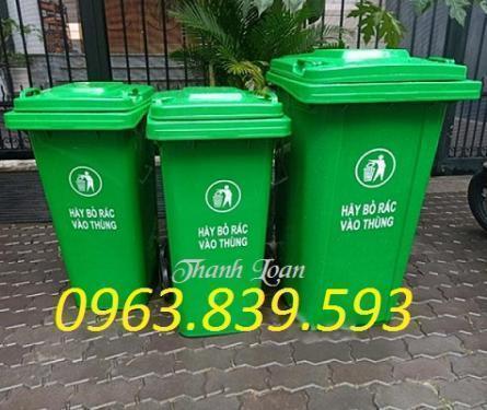 Thùng phân loại rác thải tại nguồn dung tích 120L - 240L. 0963839593 Loan