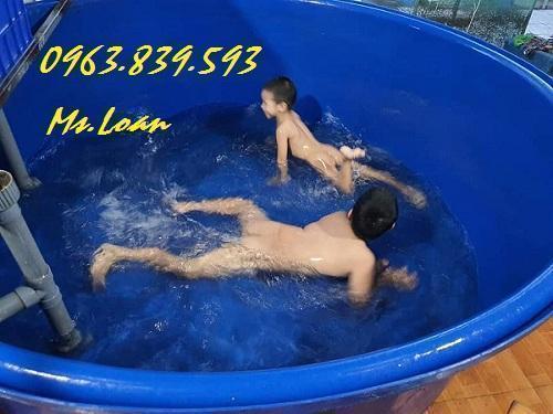 Thùng nhựa tròn 750lit, thùng nuôi cá hình tròn / 0963.839.593