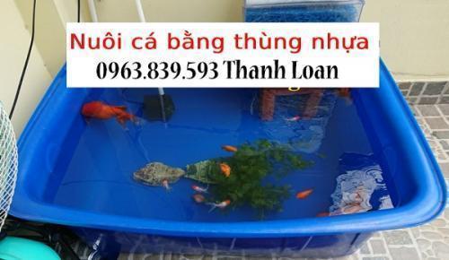 Thùng nhựa 1700lit nuôi cá cảnh. Lh 0963.839.593 Ms.Loan