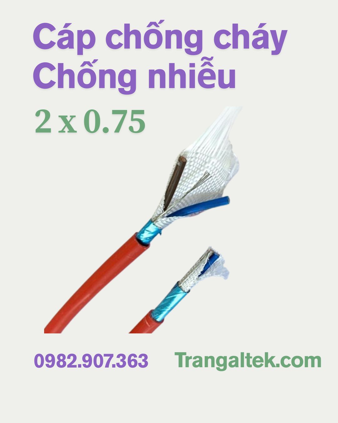 Cáp chống cháy chống nhiễu LSZH Altek Kabel