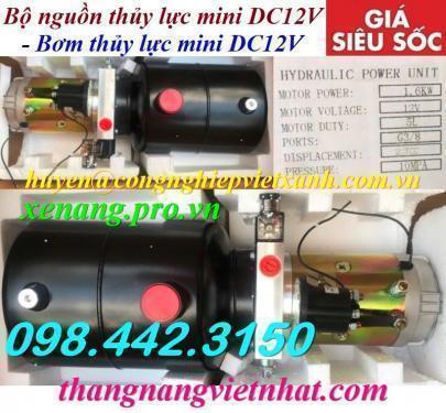 Bộ nguồn thủy lực mini DC12V - DC24V - AC220V