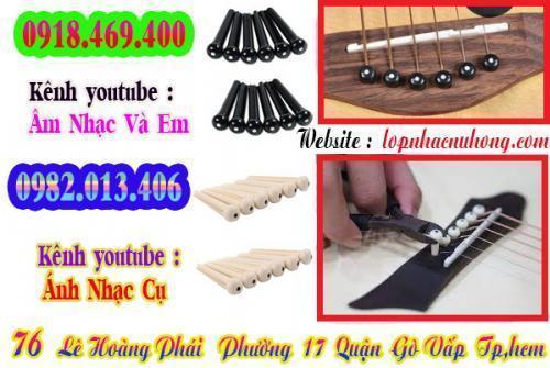 Địa chỉ chỗ bán chốt chặn dây đàn guitar tại gò vấp, tphcm