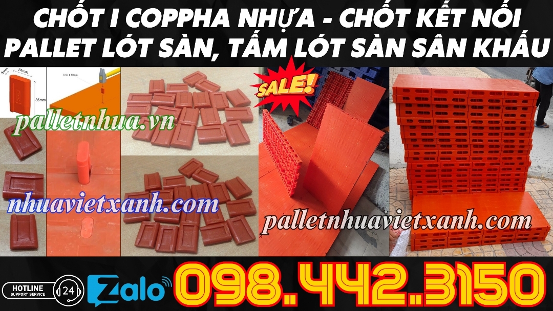 Chốt i - chốt kết nối tấm lót sân khấu, pallet sân khấu, coppha nhựa