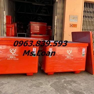 Thùng đá thái lan 800L, thùng ướp hải sản, đựng đá 800L. 0963.839.593