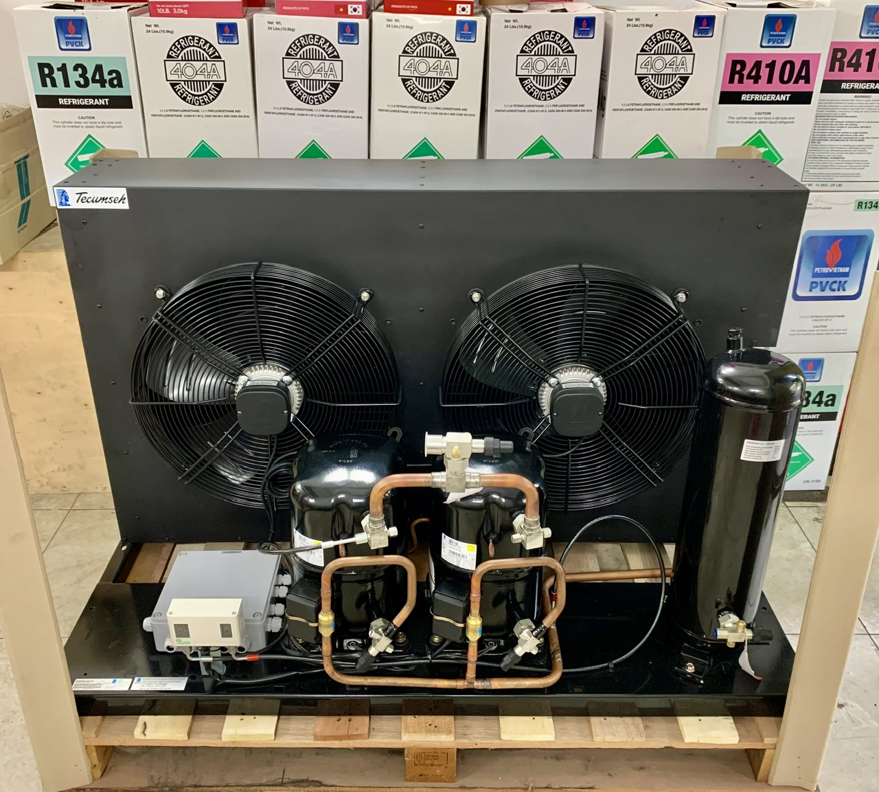  cụm máy nén TECUMSEH TAG4561ZHREP 5 HP  R404A