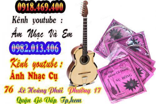 Địa điểm nơi bán dây đàn guitar phím lõm ở gò vấp, tphcm 