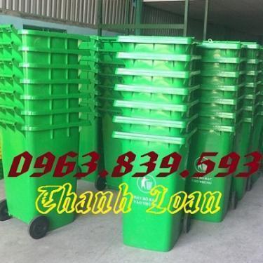 Thùng phân loại rác thải tại nguồn dung tích 120L - 240L. 0963839593 Loan