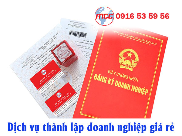 Dịch vụ thành lập doanh nghiệp trọn gói 