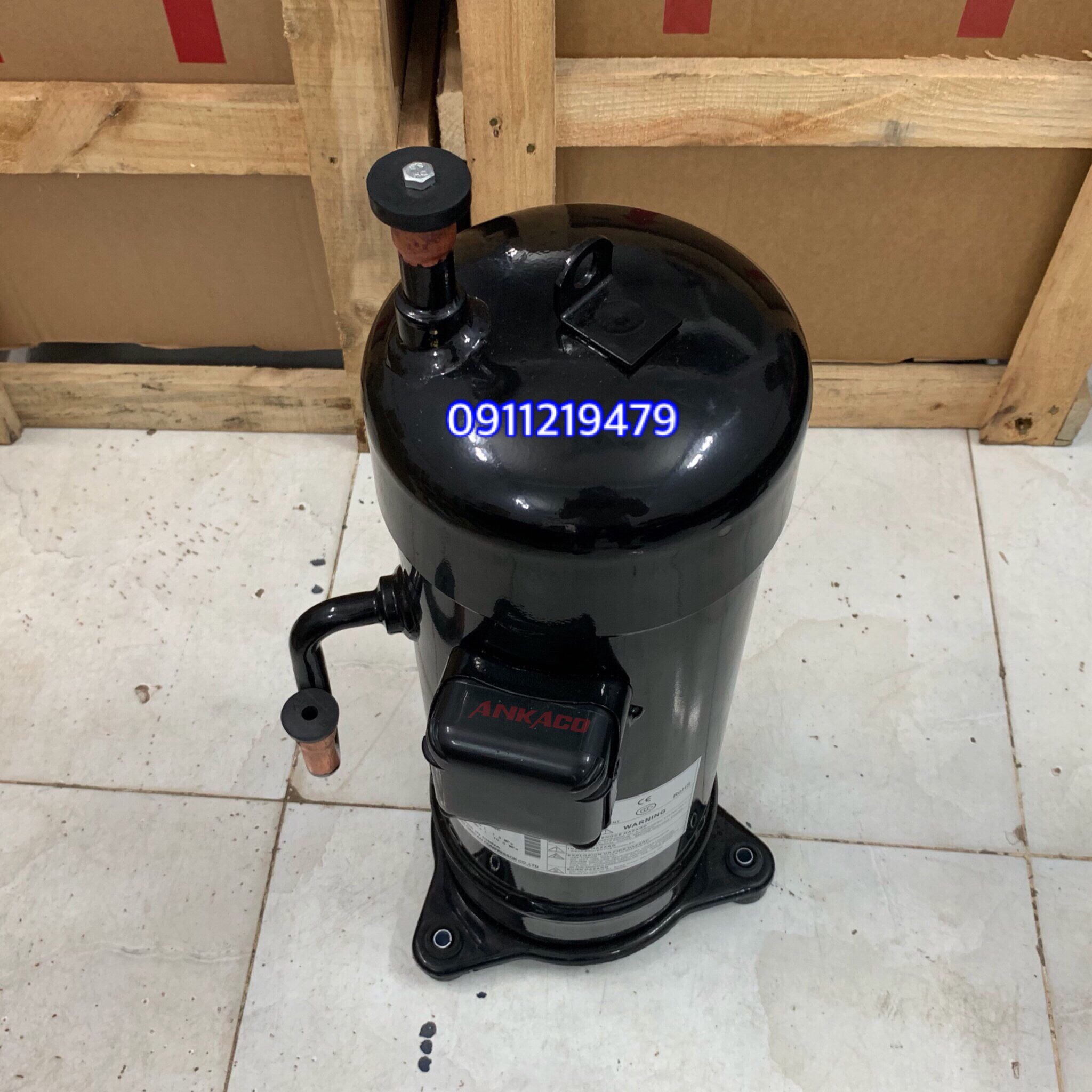 0911.219.479, Thay mới máy nén lạnh Daikin 5.5 hp JT170GA-Y1L 