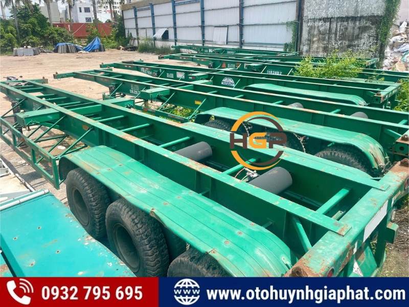 Thanh Lý Lô Hàng Khủng: 7 Mooc Xương Kct 40 Feet Lướt 90%