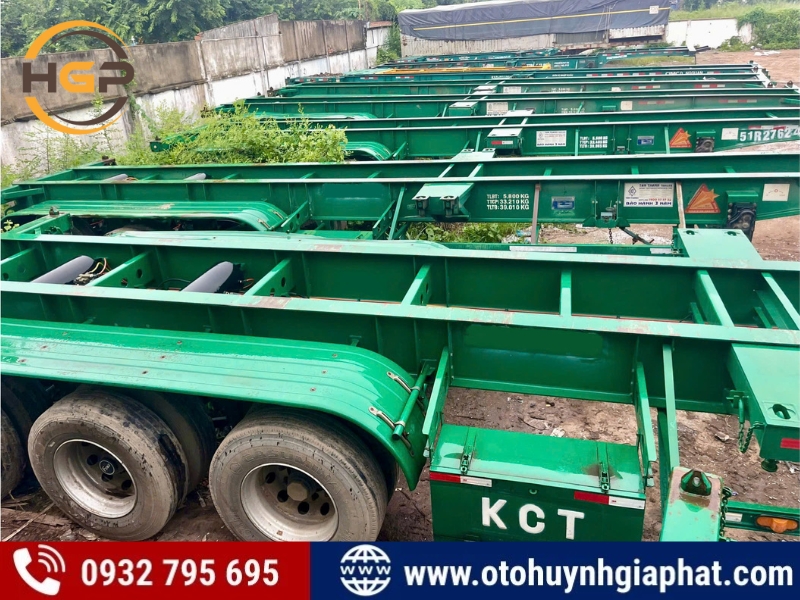 Thanh Lý Lô Hàng Khủng: 7 Mooc Xương Kct 40 Feet Lướt 90%