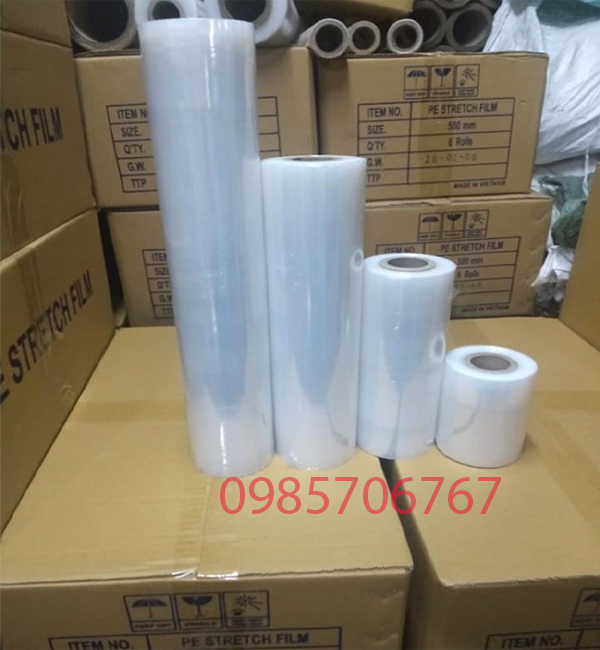 Màng pe quấn đóng hàng hóa chống bám bụi, chống trầy xước sản phẩm