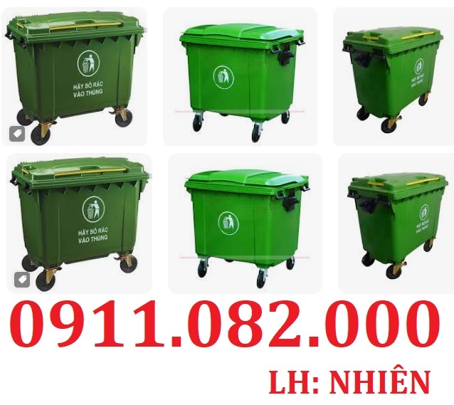 Địa chỉ mua thùng rác NHỰA 120L 240L 660L uy tín giá rẻ tại cần thơ