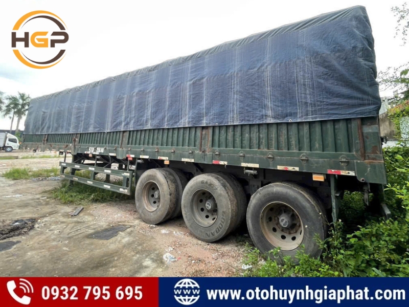 Thanh lý 2 chiếc Mooc lồng tải 32 tấn Kaile - Xinhongdong 2021 cũ