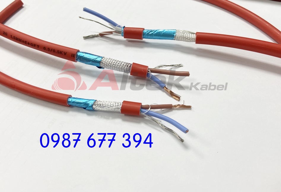 cáp chống cháy chống nhiễu 2x0.75