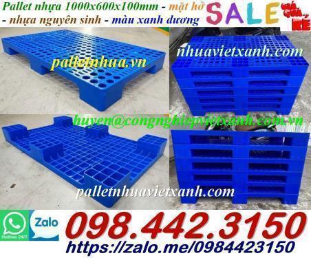 Pallet lót sàn kho lạnh 1000x600x100mm