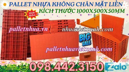 Pallet nhựa làm sàn sân khấu KT 500x1000x50mm