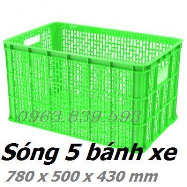 Sóng nhựa giao hàng sau xe máy, rổ nhựa chở hàng shipper rẻ 0963 839 593