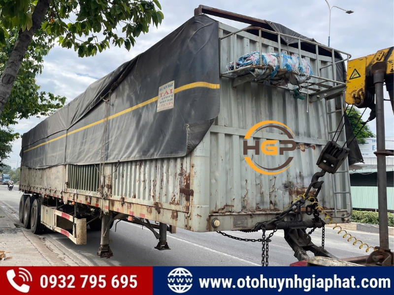 Thanh lý 2 chiếc Mooc lồng tải 32 tấn Kaile - Xinhongdong 2021 cũ