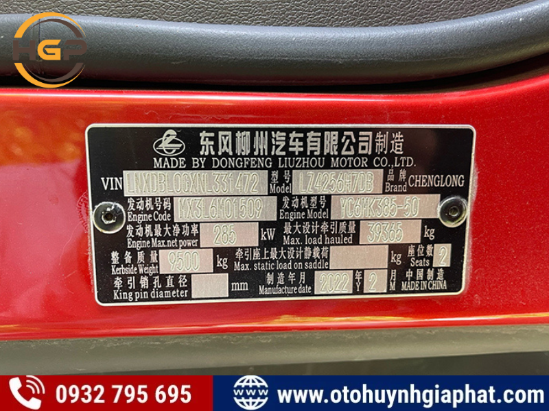 Bán rẻ xe đầu kéo ChengLong H7 đời 2022 lướt