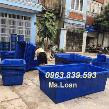 Thùng nhựa 1700lit nuôi cá cảnh. Lh 0963.839.593 Ms.Loan